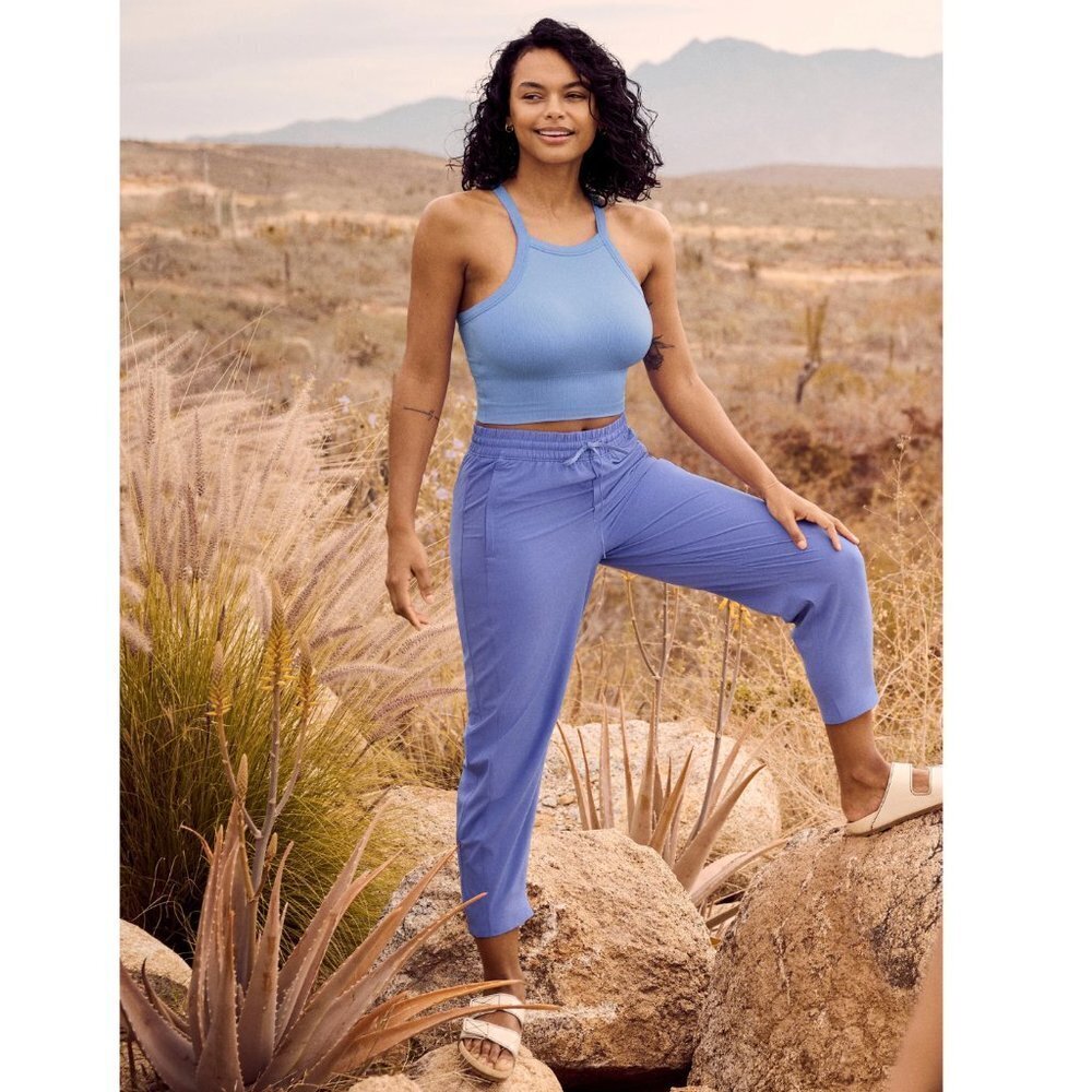 NWOT Athleta Arrival Dark Adonis Blue Pants Size 12